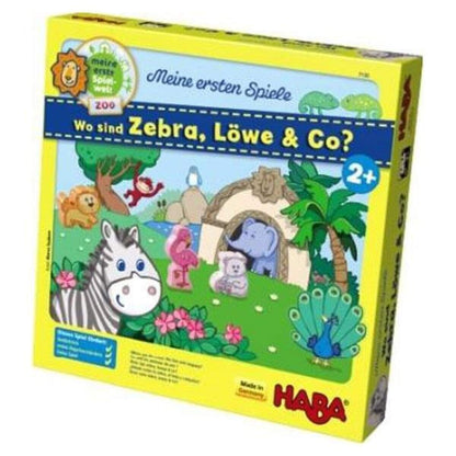 HABA 7130 Meine ersten Spiele Wo sind Zebra, Löwe und Co?