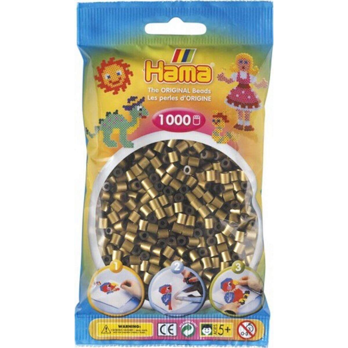 Hama Bügelperlen Midi Bronze, 1000 Stück