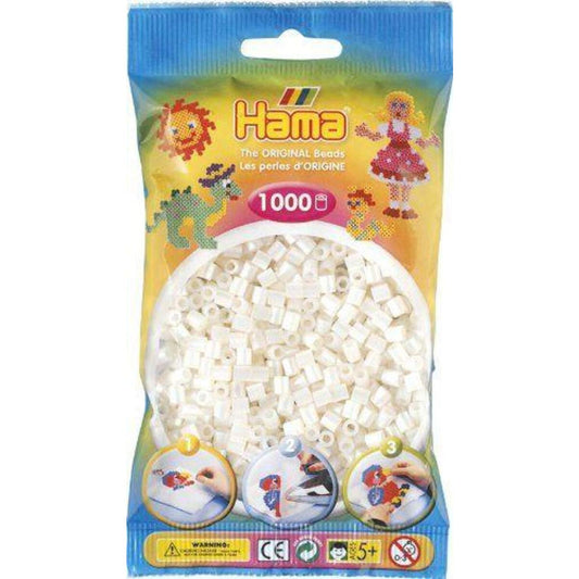 Hama Bügelperlen Midi Perlmutt, 1000 Stück