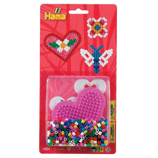Hama Bügelperlen Kleiner Blister, pink, Herz