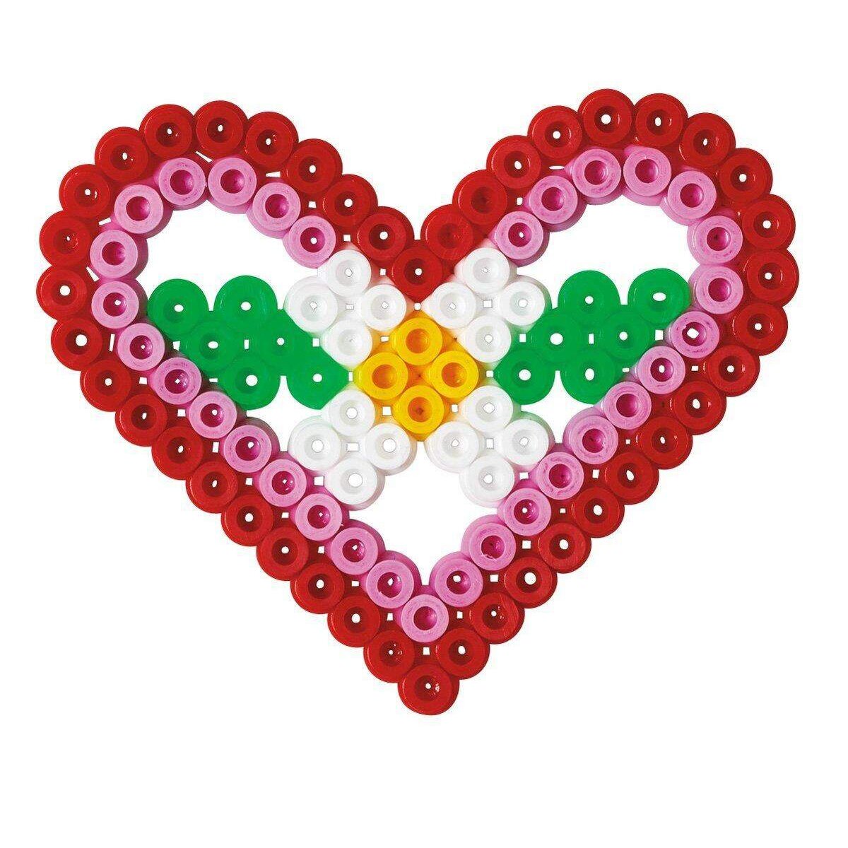 Hama Bügelperlen Kleiner Blister, pink, Herz