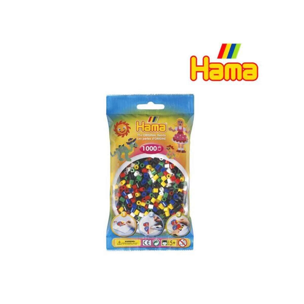 Hama Bügelperlen Midi Farbmix, 1000 Stück