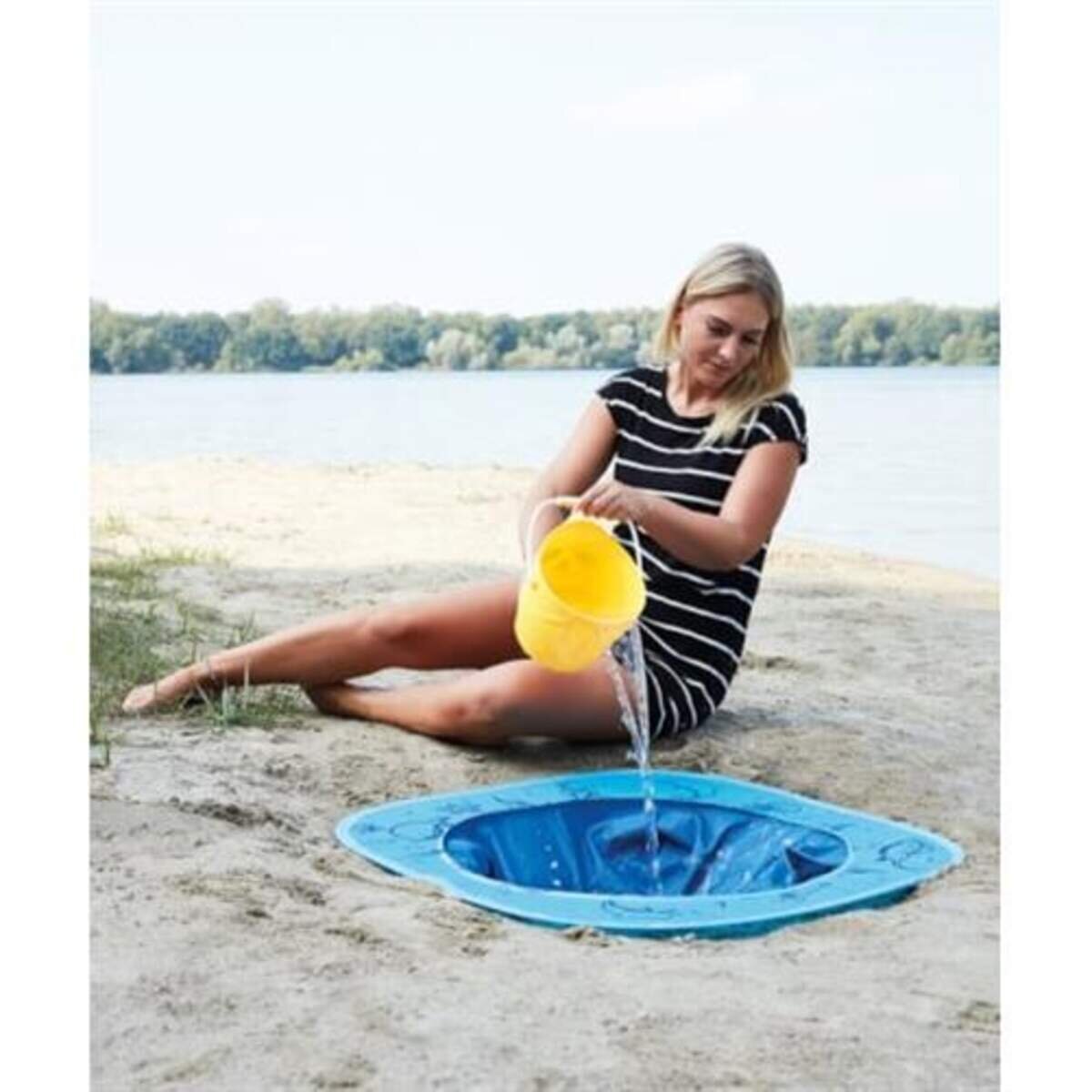 Happy People Pop-Up Strand Sandkasten Pool ca. 80 x 80 cm