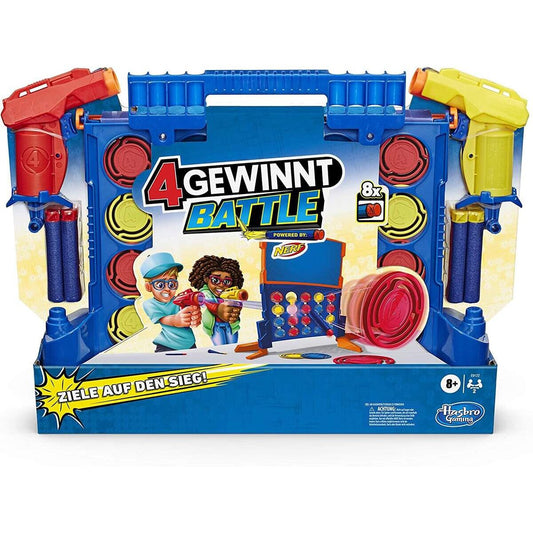 Hasbro 4 Gewinnt Battle mit Nerf Blastern