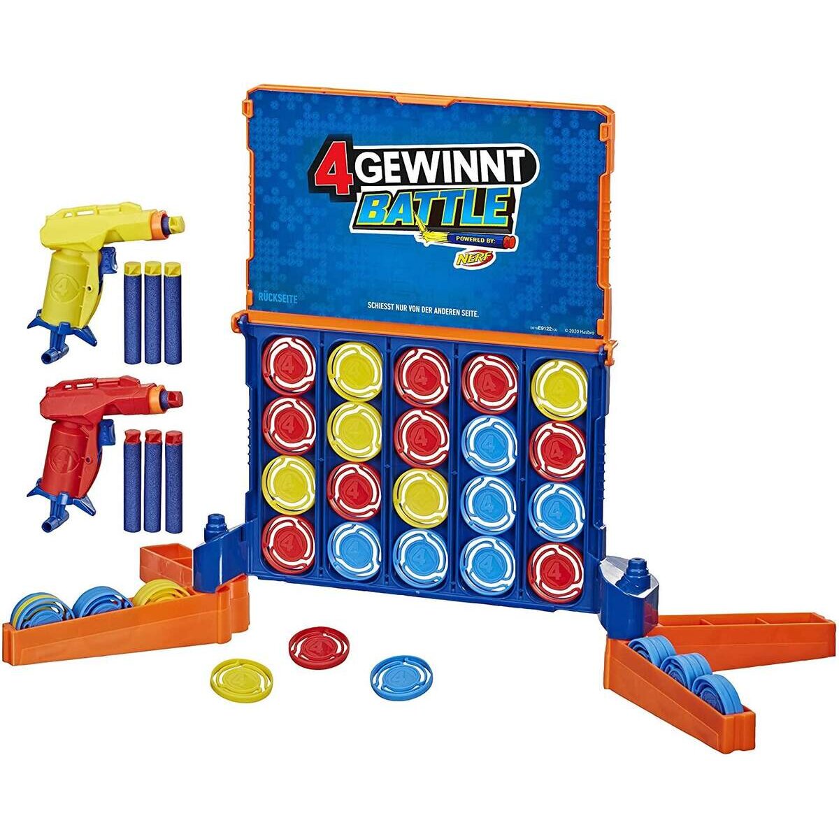 Hasbro 4 Gewinnt Battle mit Nerf Blastern