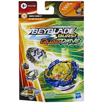 Hasbro Beyblade Burst QuadDrive, Starter Pack mit Kreisel Vanish Fafnir F7 und Starter