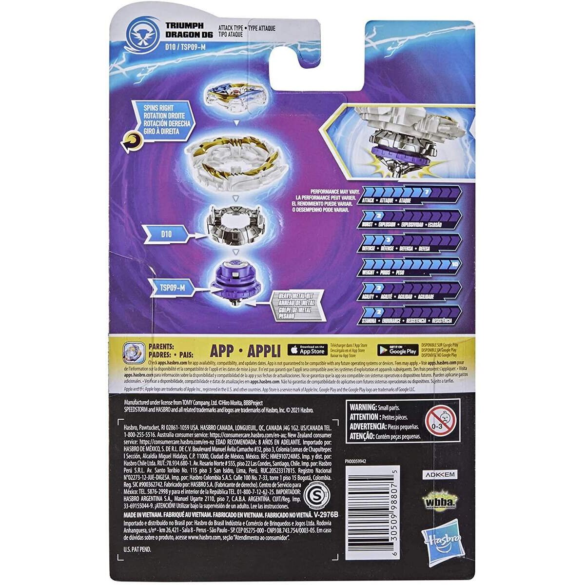 Hasbro Beyblade Burst Surfer Speedstorm Triumph Dragon D6