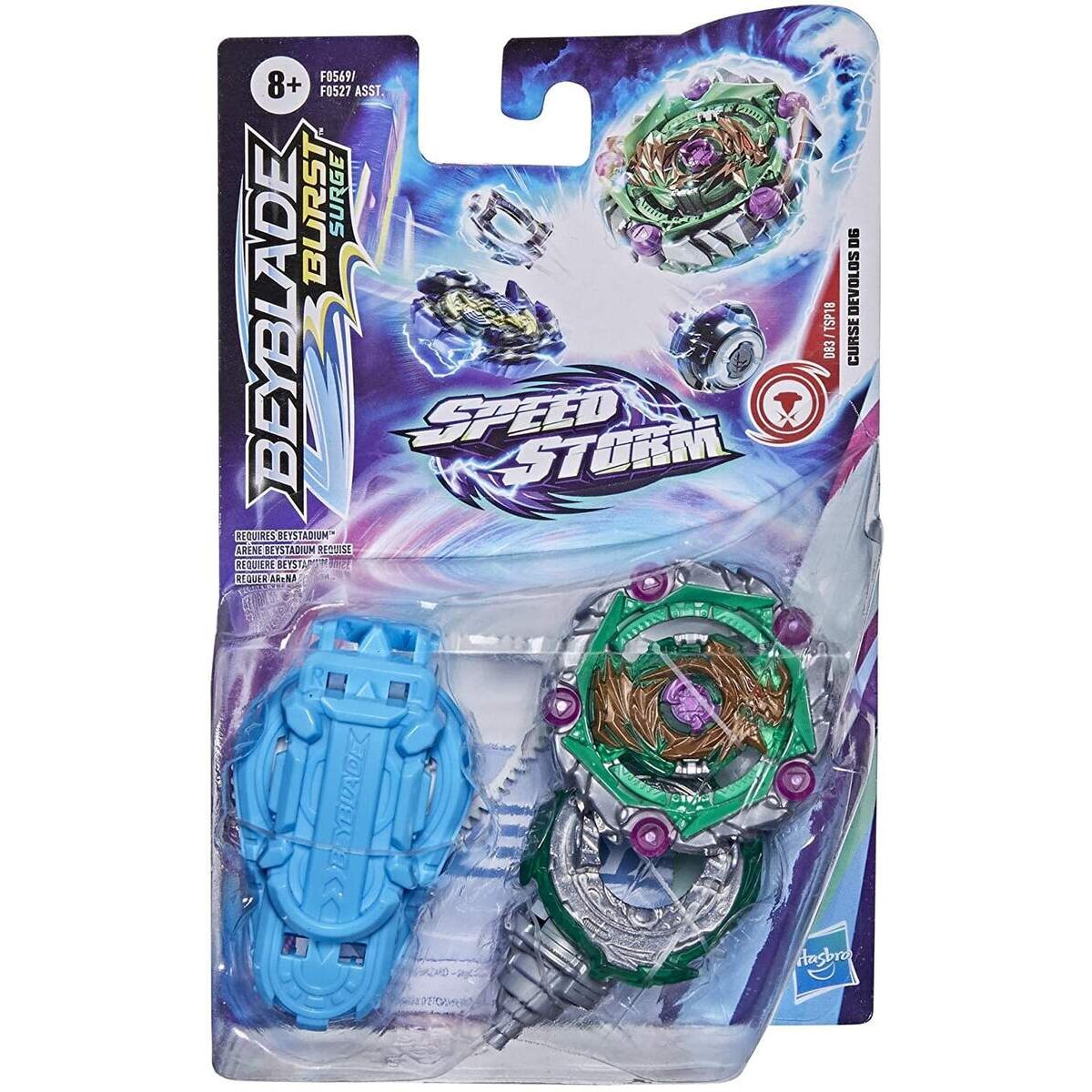 Hasbro Beyblade Speedstorm Burst Surfer Speedstorm Curse Devolos D6
