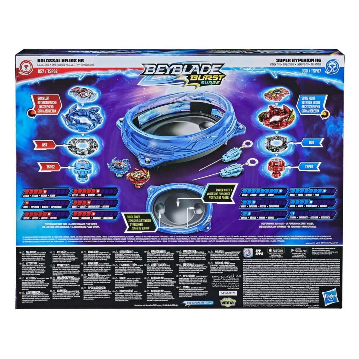 Hasbro Beyblade Speedstorm Volt Knockout Battle Set
