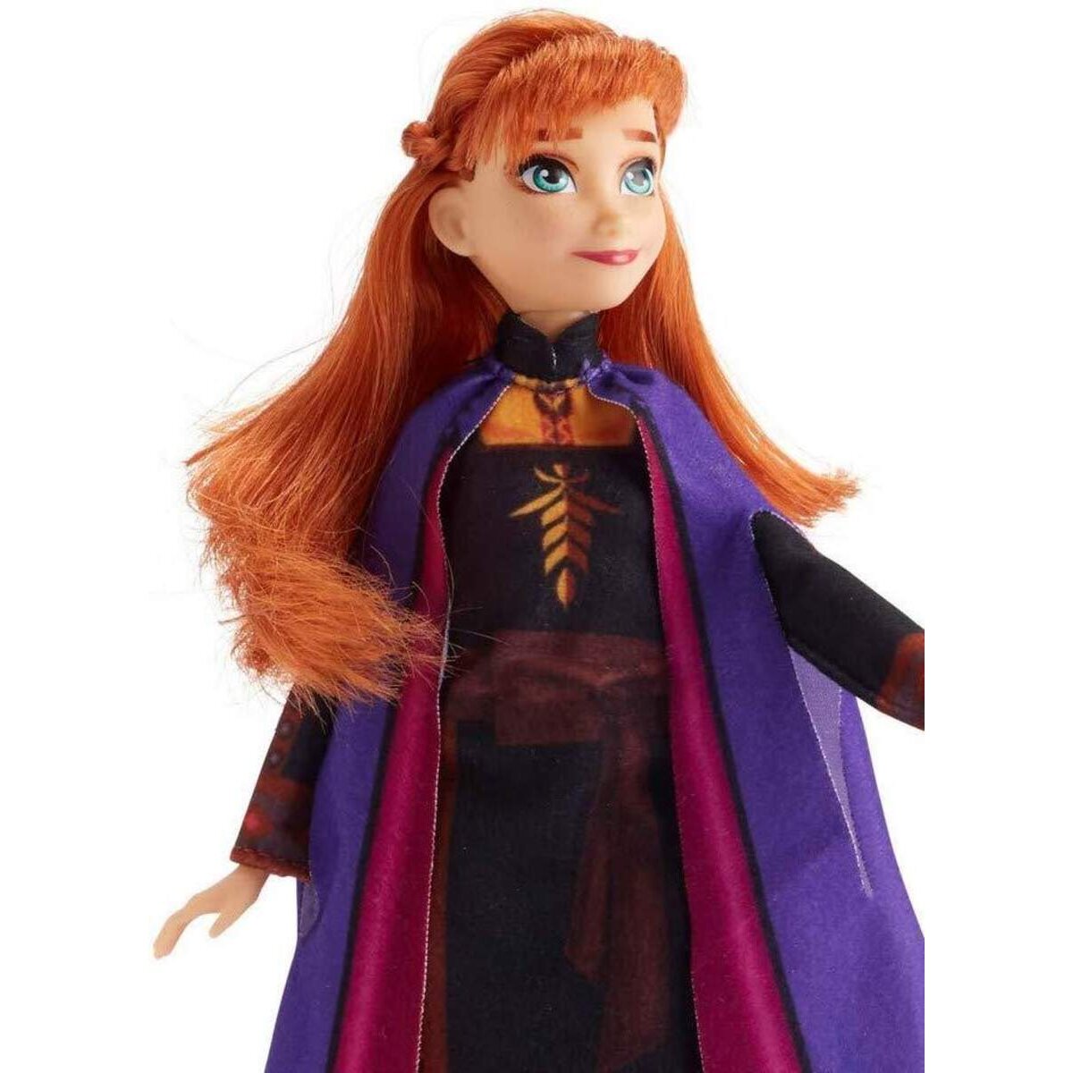 Hasbro Frozen 2 Anna mit langem rotem Haar und Outfit