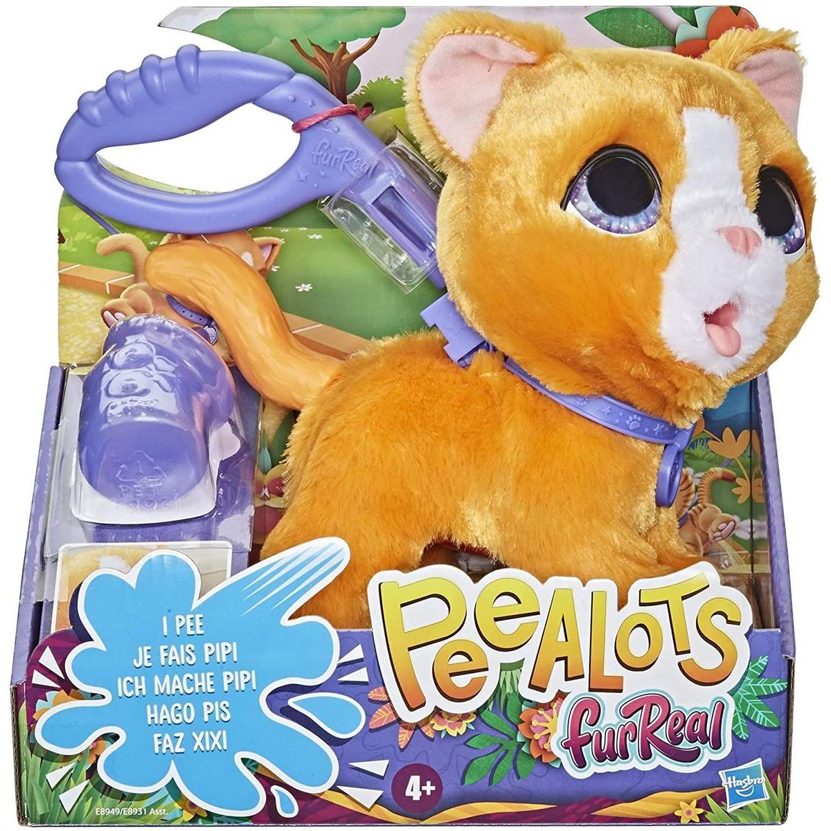 Hasbro FurReal Peealots Große Racker, interaktives Spielzeugtier