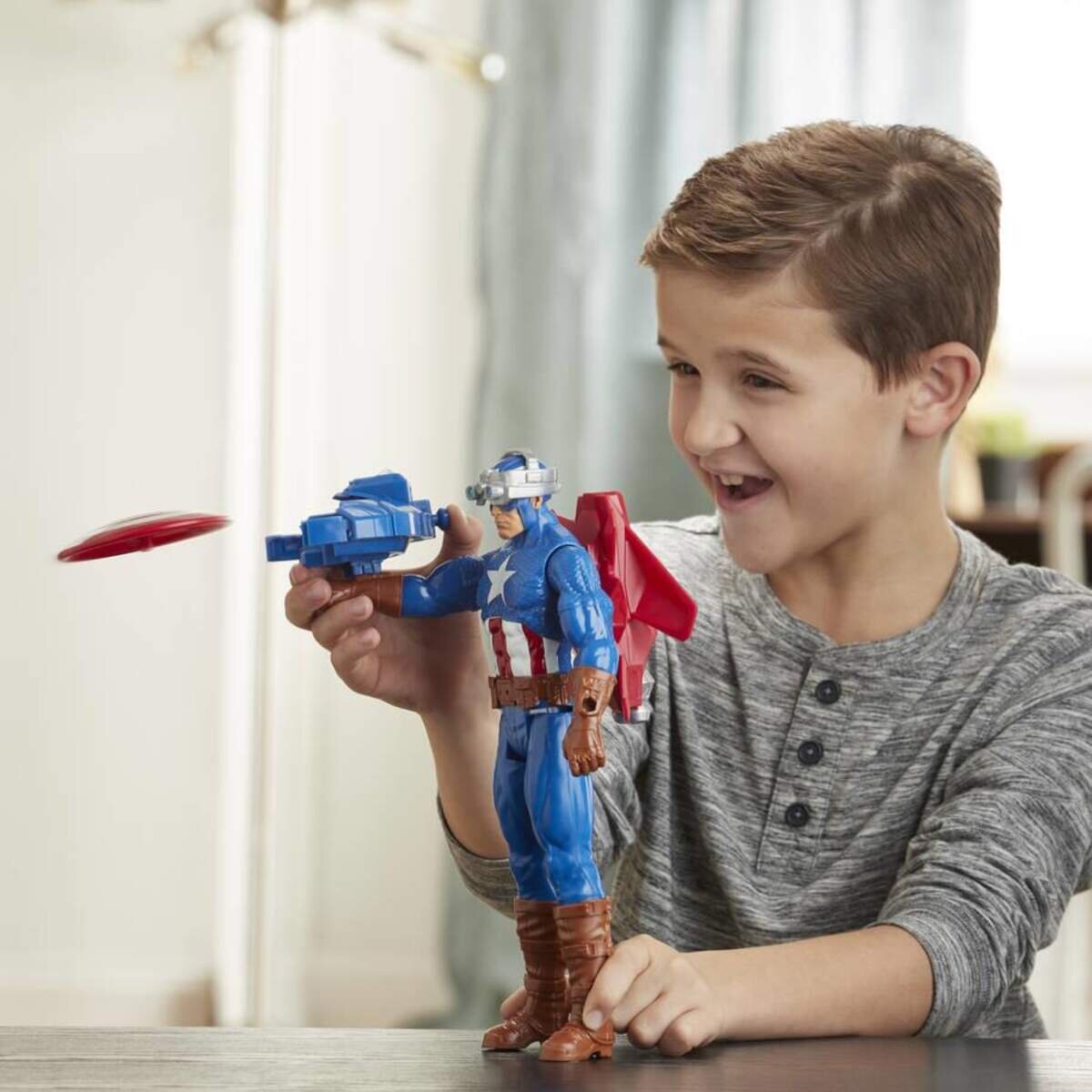 Hasbro Marvel Avengers Titan Hero Series Blast Gear Captain America