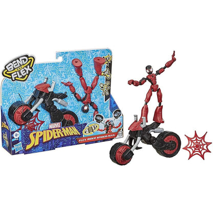 Hasbro Marvel Bend and Flex Flex Rider Spiderman