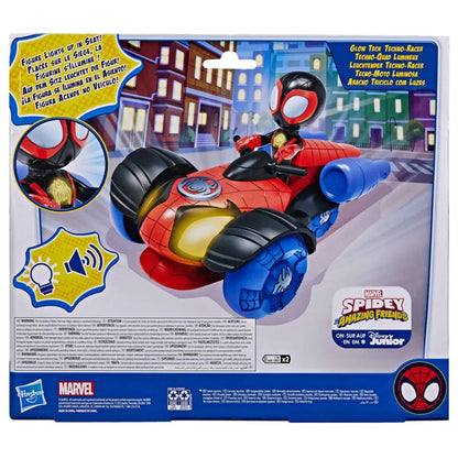 Hasbro Marvel Spidey and His Amazing Friends Leuchtender Techno-Racer