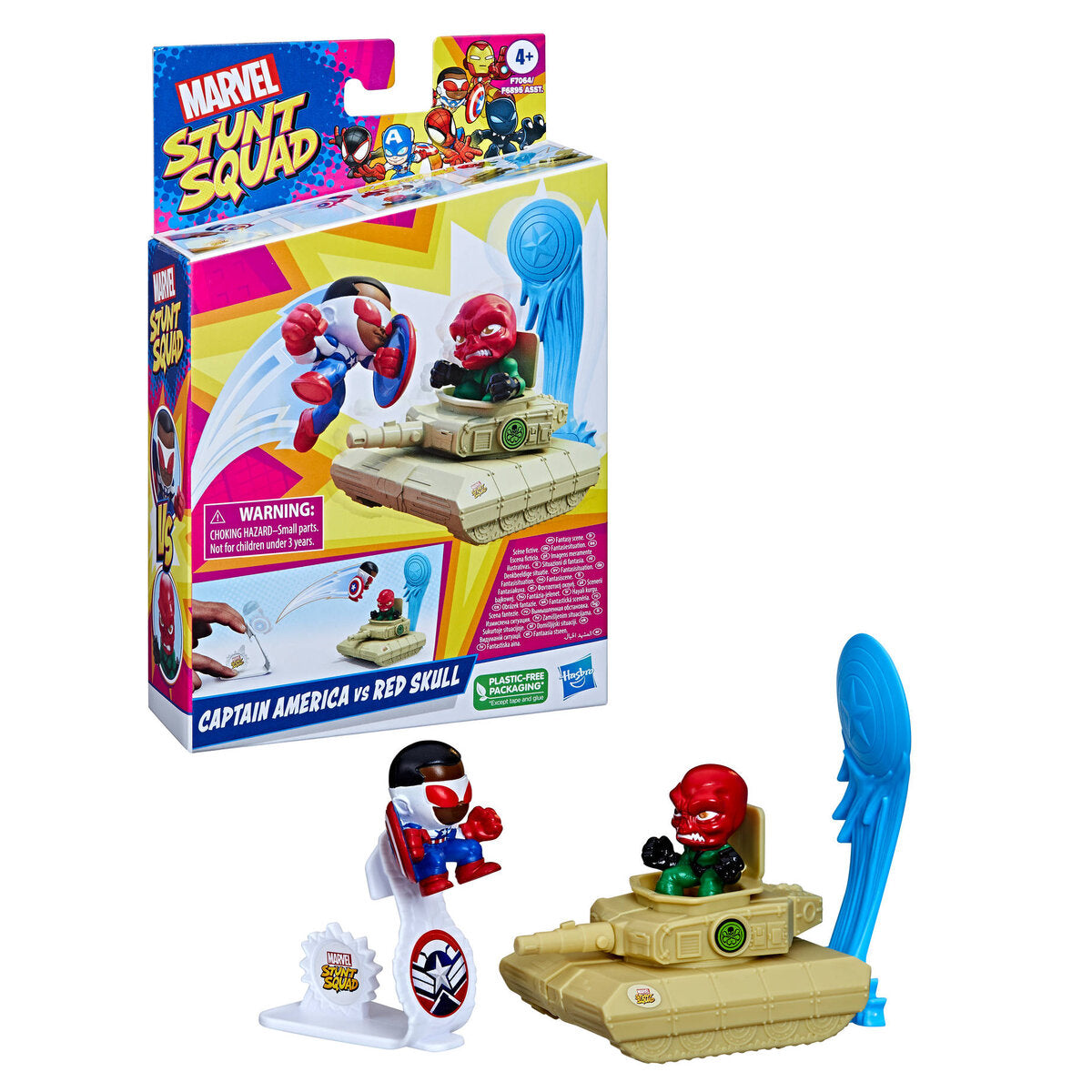 Hasbro Marvel Stunt Squad Helden gegen Schurken, 1 Set, 5-fach sortiert