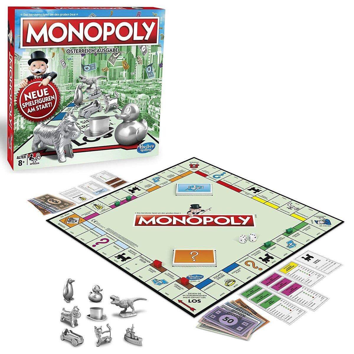 Hasbro Monopoly Österreich mit neuen Figuren