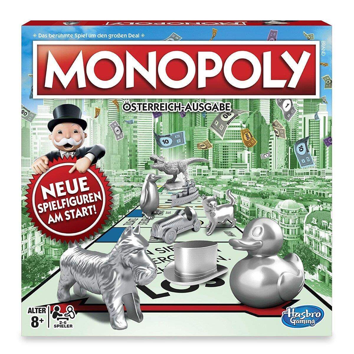 Hasbro Monopoly Österreich mit neuen Figuren