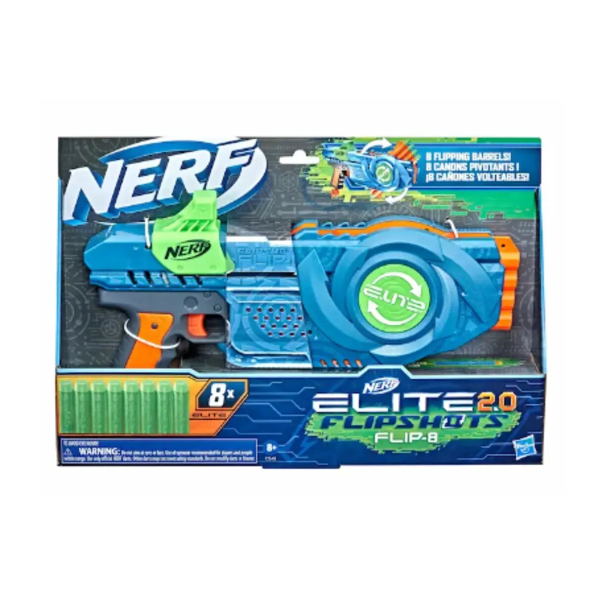 Hasbro Nerf Elite 2.0 Flipshots Flip-8