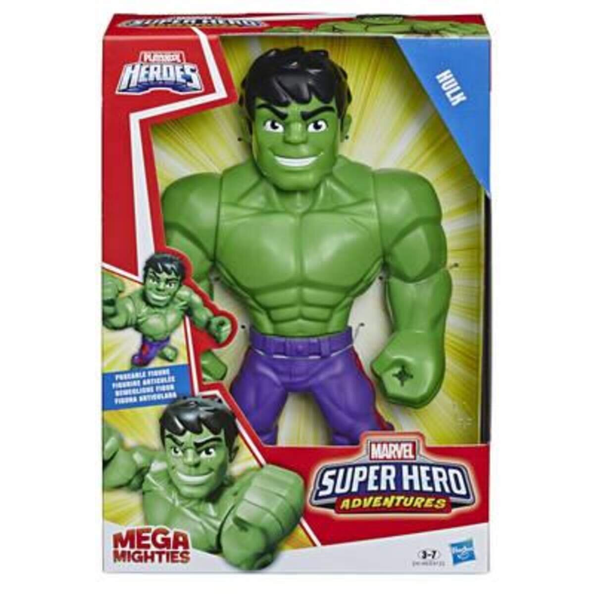Hasbro Playskool Marvel Super Hero Adventures Mega Mighties, 1 Stück, 2-fach sortiert