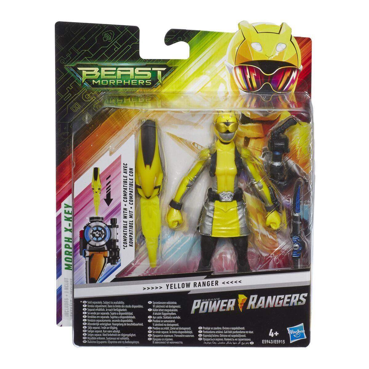 Hasbro Power Rangers Beast Morpher, 15cm, 1 Stück, 4-fach sortiert