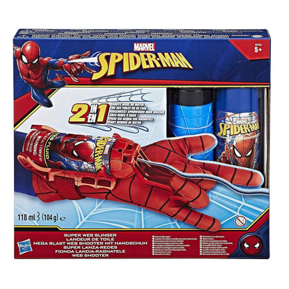Hasbro Spider-Man Mega Blast Web Shooter mit Handschuh, inklusive Sprühflüssigkeit