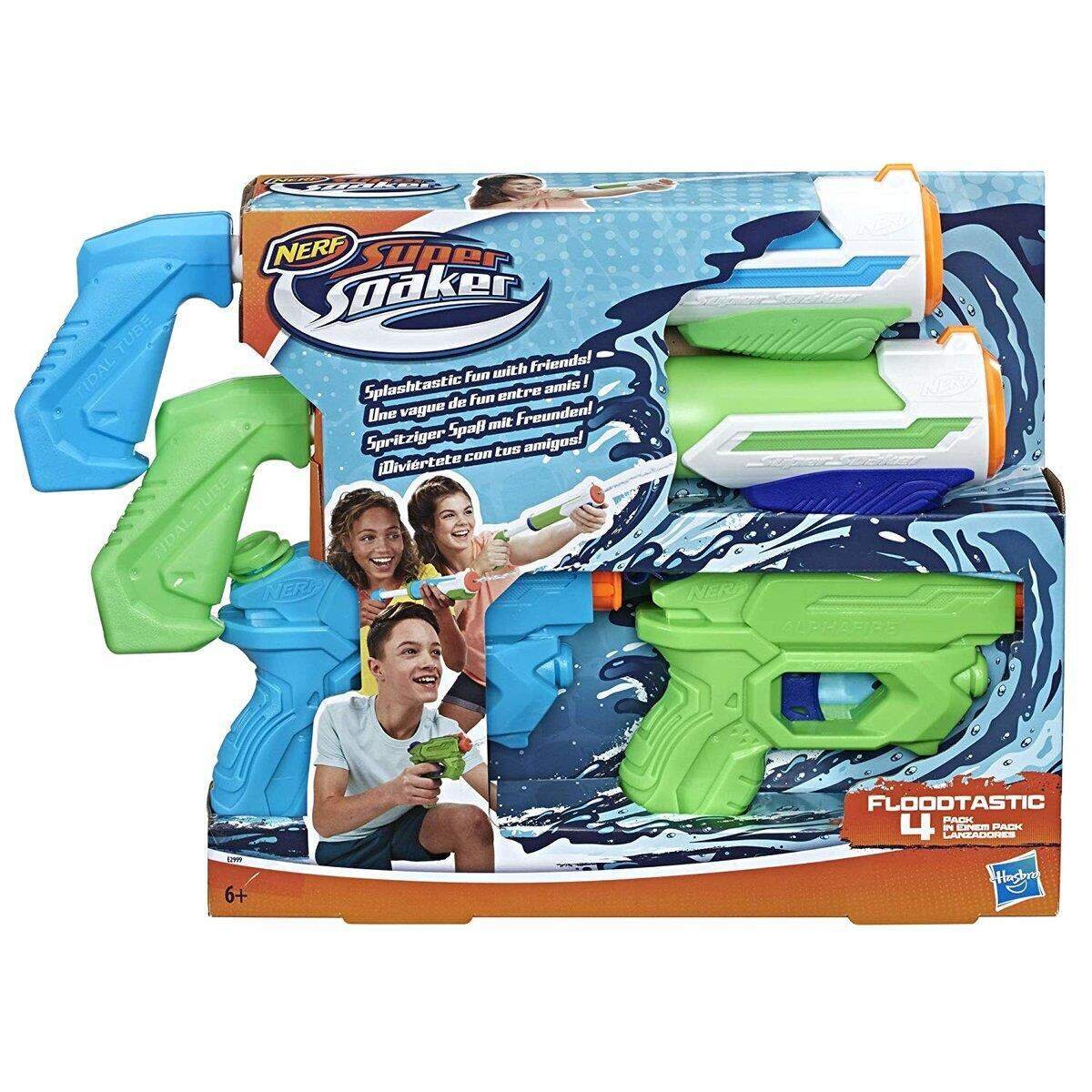 Hasbro Super Soaker Floodtastic Party Pack 4er