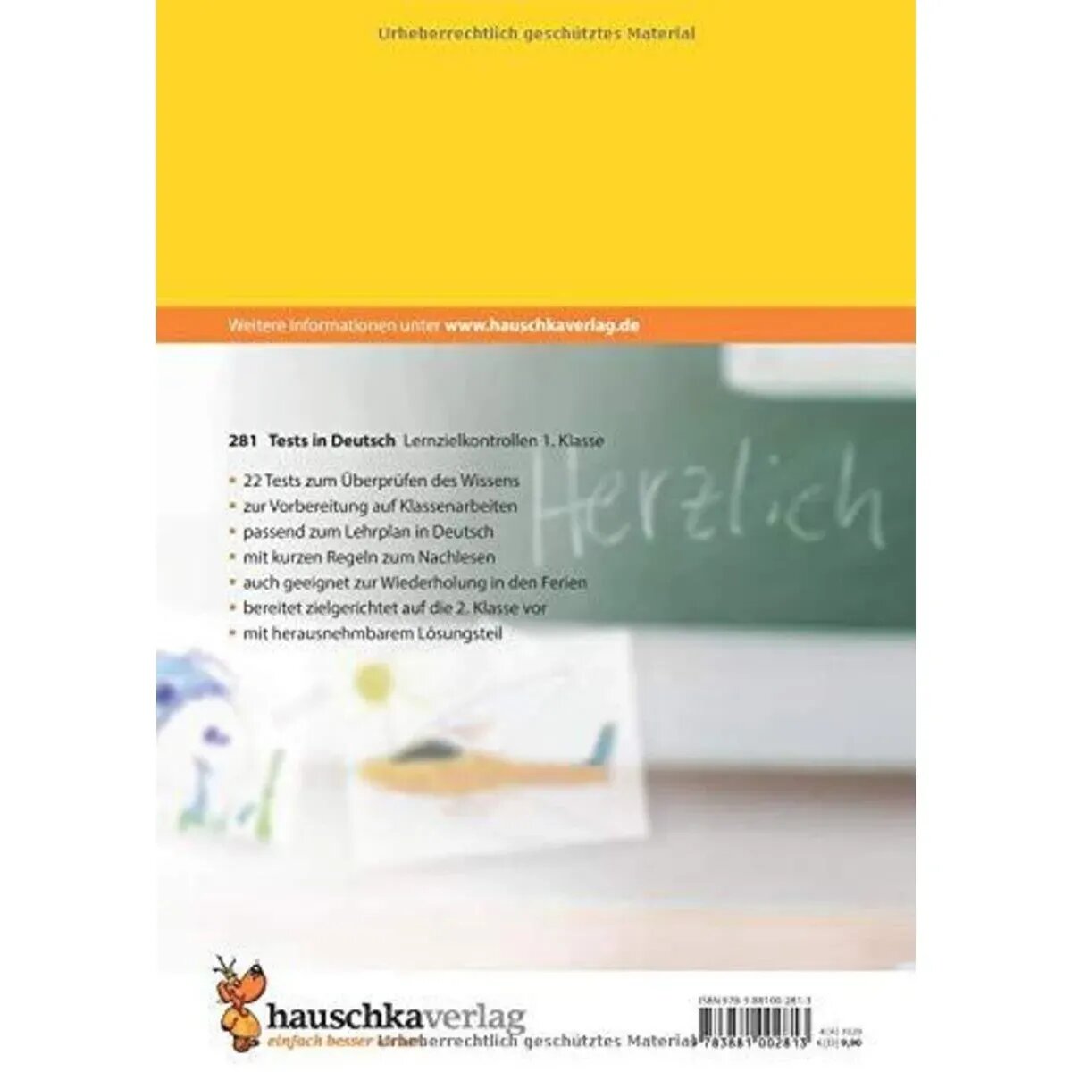 Hauschka Verlag Tests in Deutsch - Lernzielkontrollen 1. Klasse