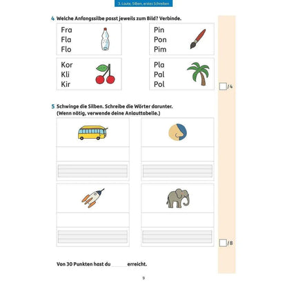 Hauschka Verlag Tests in Deutsch - Lernzielkontrollen 1. Klasse