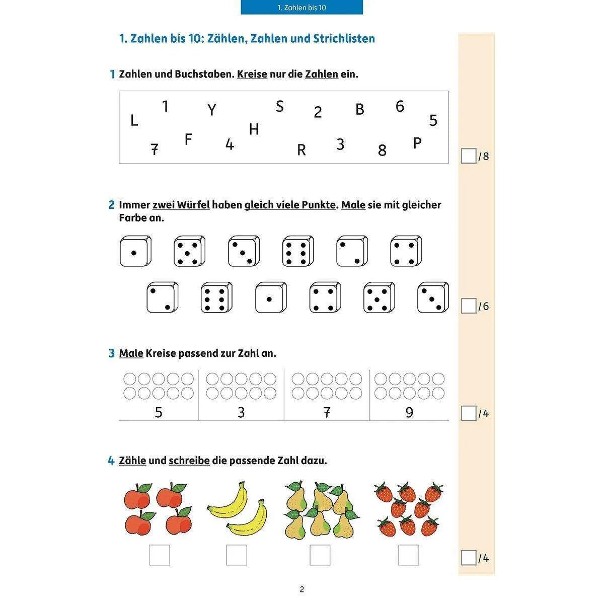 Hauschka Verlag Tests in Mathe - Lernzielkontrollen 1. Klasse