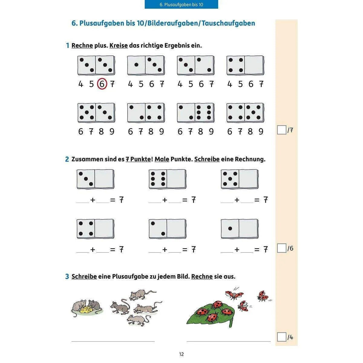 Hauschka Verlag Tests in Mathe - Lernzielkontrollen 1. Klasse