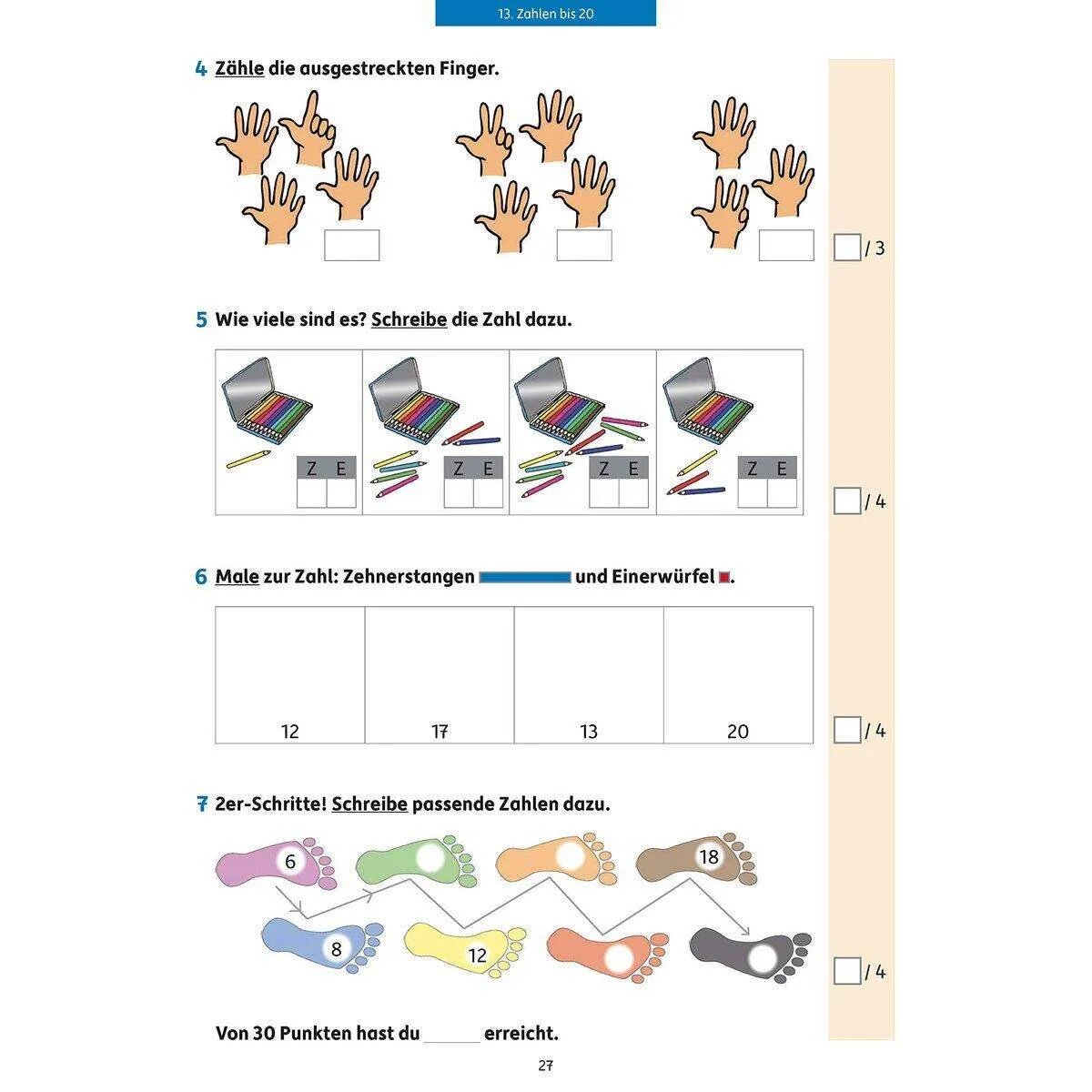 Hauschka Verlag Tests in Mathe - Lernzielkontrollen 1. Klasse