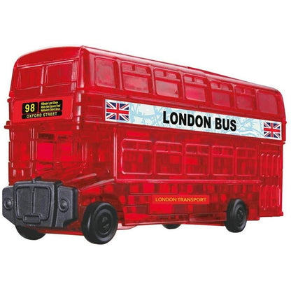 HCM Kinzel Crystal 3D Puzzle London Bus, 53 Teile