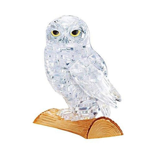 HCM Kinzel Crystal Puzzle - Eule Transparent