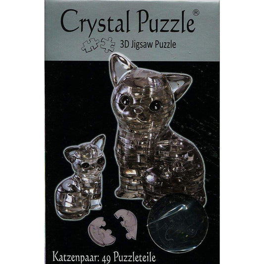 HCM Kinzel Crystal Puzzle - Katzenpaar