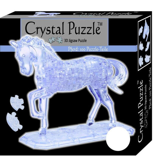 HCM Kinzel Crystal Puzzle - Pferd Transparent