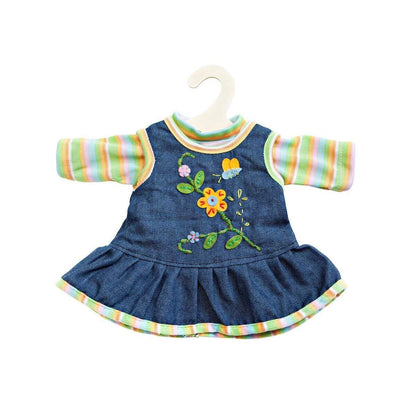 Heless Peppiges Puppenkleid mit T-Shirt Gr. 28-33 cm, sortiert