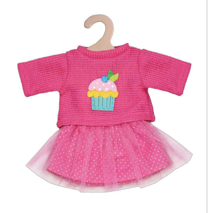 Heless Puppen-Pullover und Tüllrock Cupcake, klein, Gr. 28-35 cm