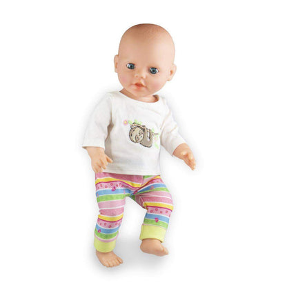 Heless Puppen-Pyjama Faultier Flauschi, Gr. 28-35 cm