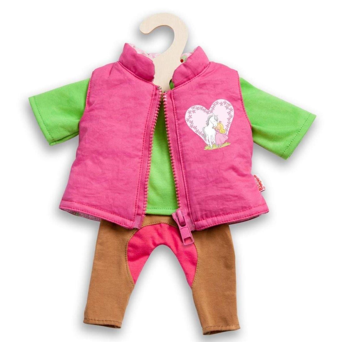 Heless Puppen-Reiteroutfit, 3-teilig, Gr. 35-45 cm