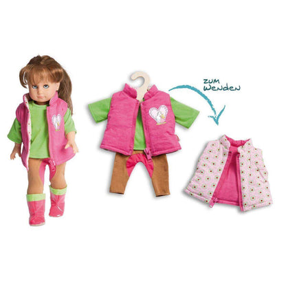 Heless Puppen-Reiteroutfit, 3-teilig, Gr. 35-45 cm