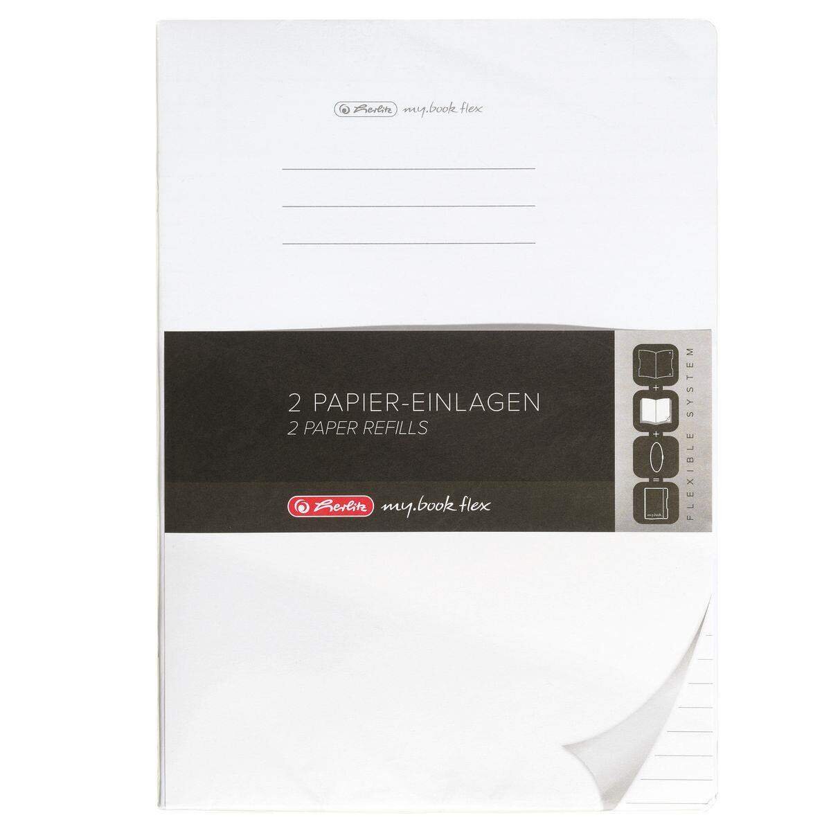Herlitz Refill Flex A4 liniert My Book 2 x 40 Blatt