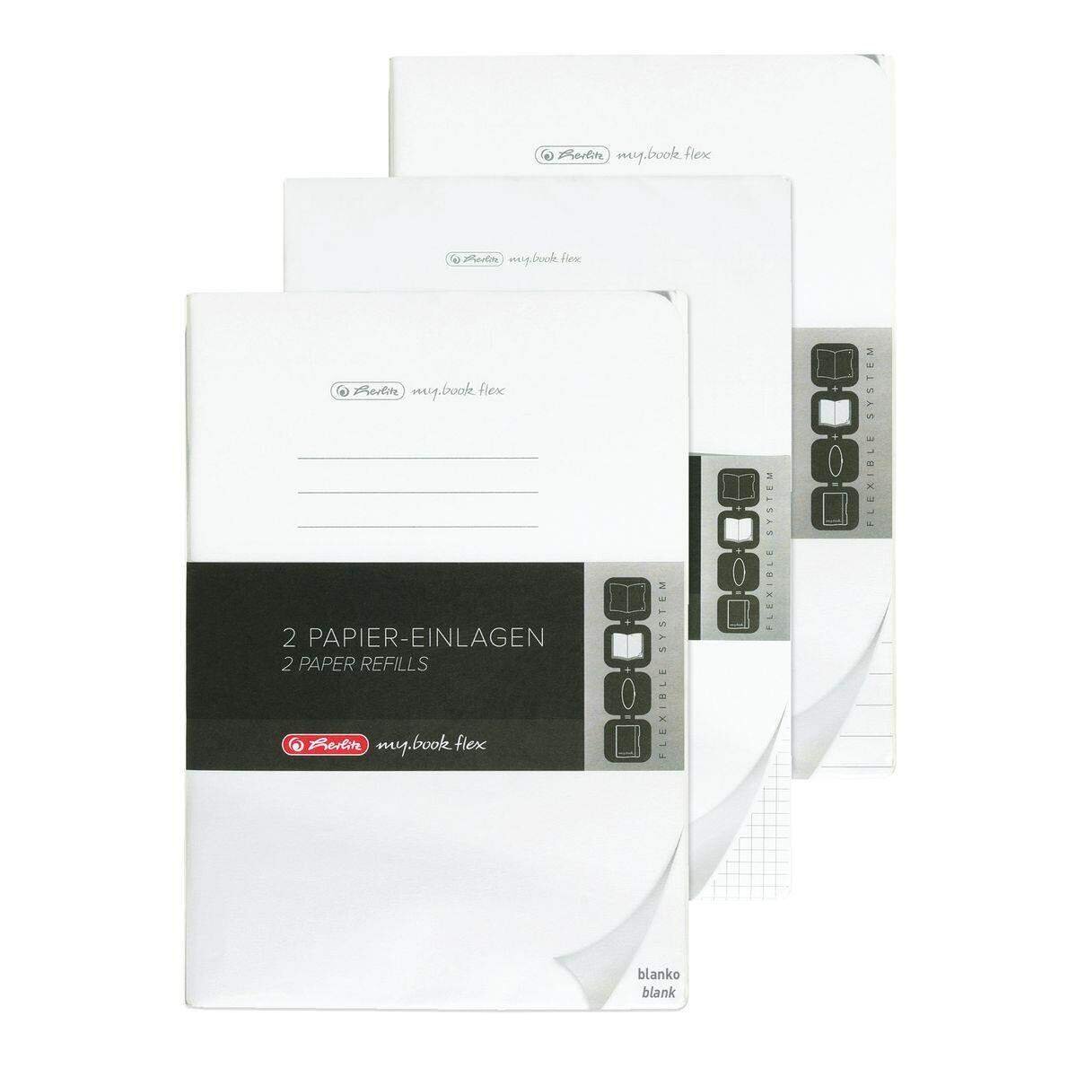 Herlitz Refill Flex A4 liniert My Book 2 x 40 Blatt