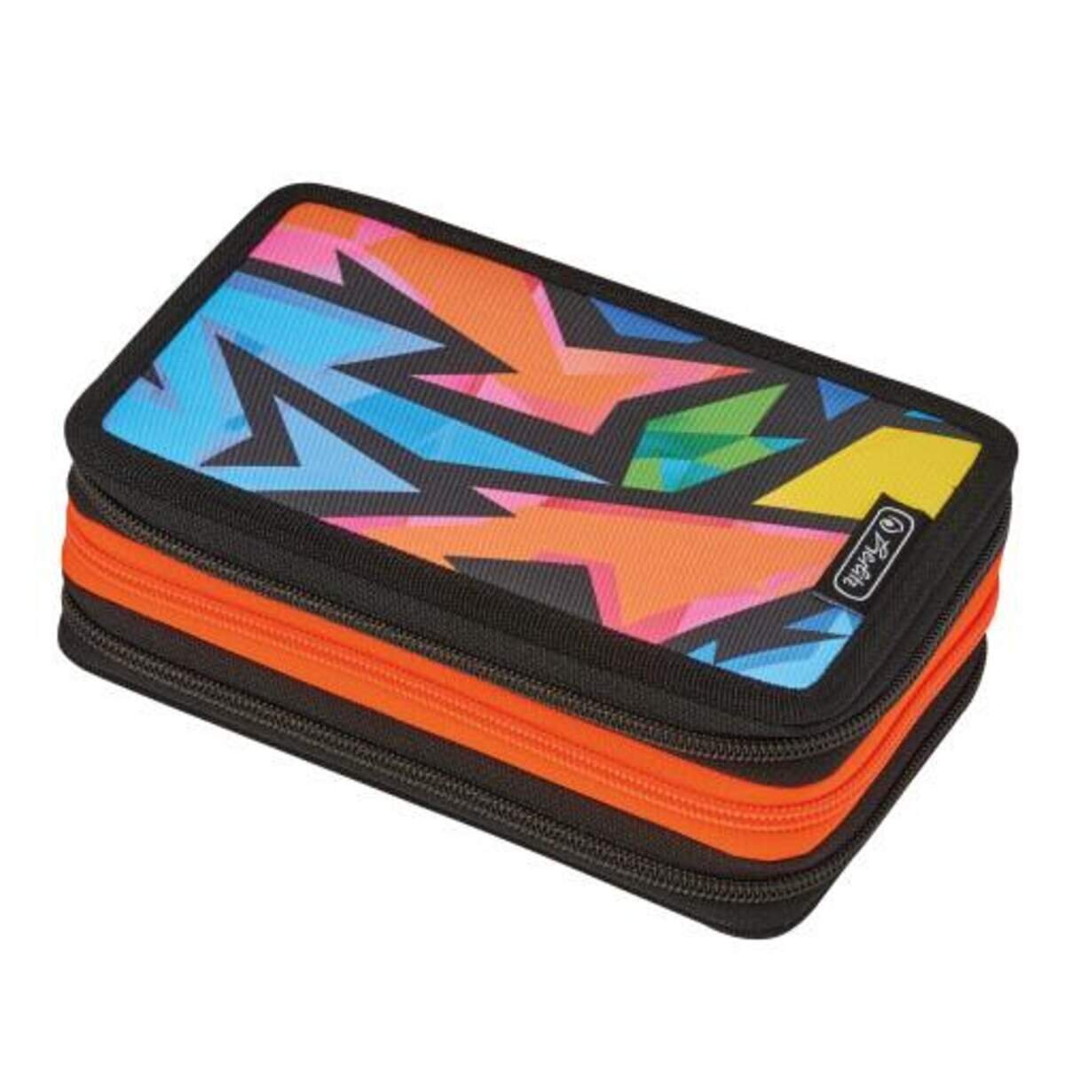 Herlitz Triple-Decker Etui Neon Art, 31-teilig