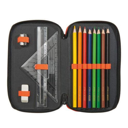 Herlitz Triple-Decker Etui Neon Art, 31-teilig