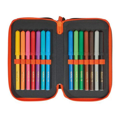Herlitz Triple-Decker Etui Neon Art, 31-teilig