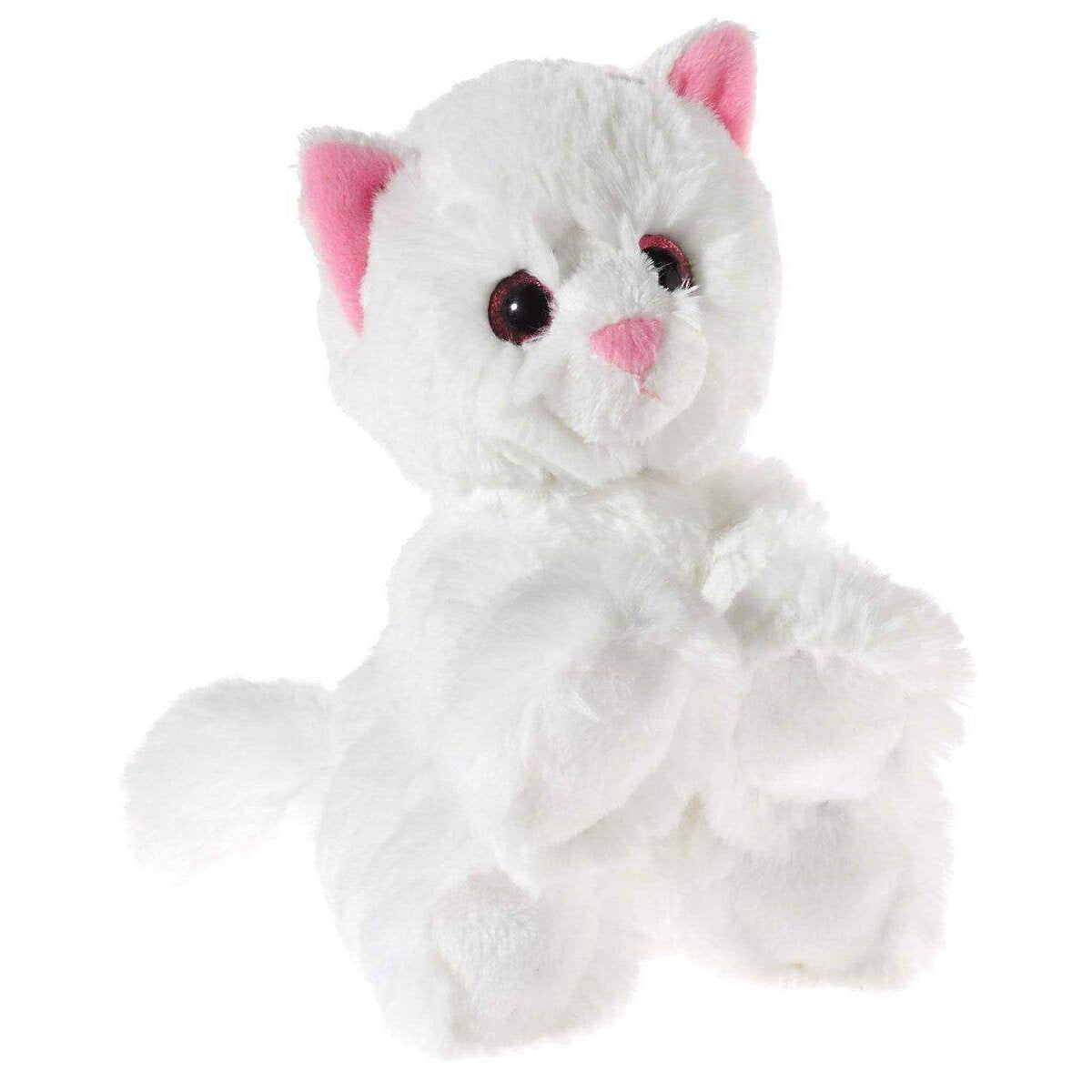 Heunec Softissimo Haus und Hof Plüschtier Glitter Kitty Babykatze, weiß, 20cm