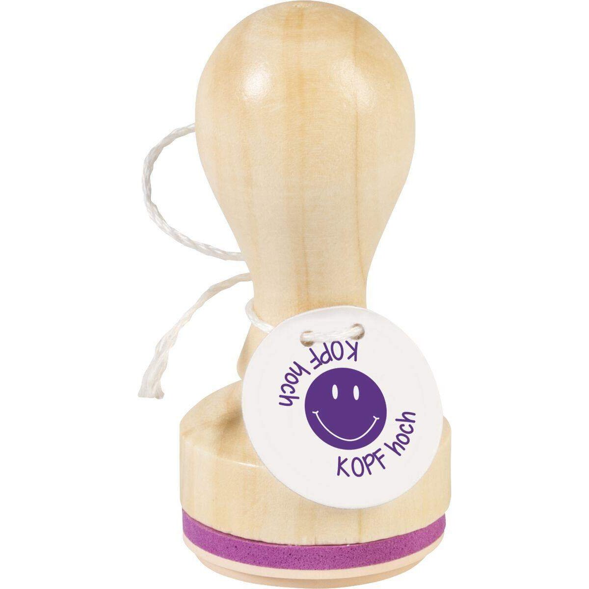Heyda Stempel rund Kopf hoch