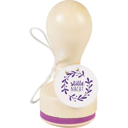 Heyda Stempel rund Stille Nacht