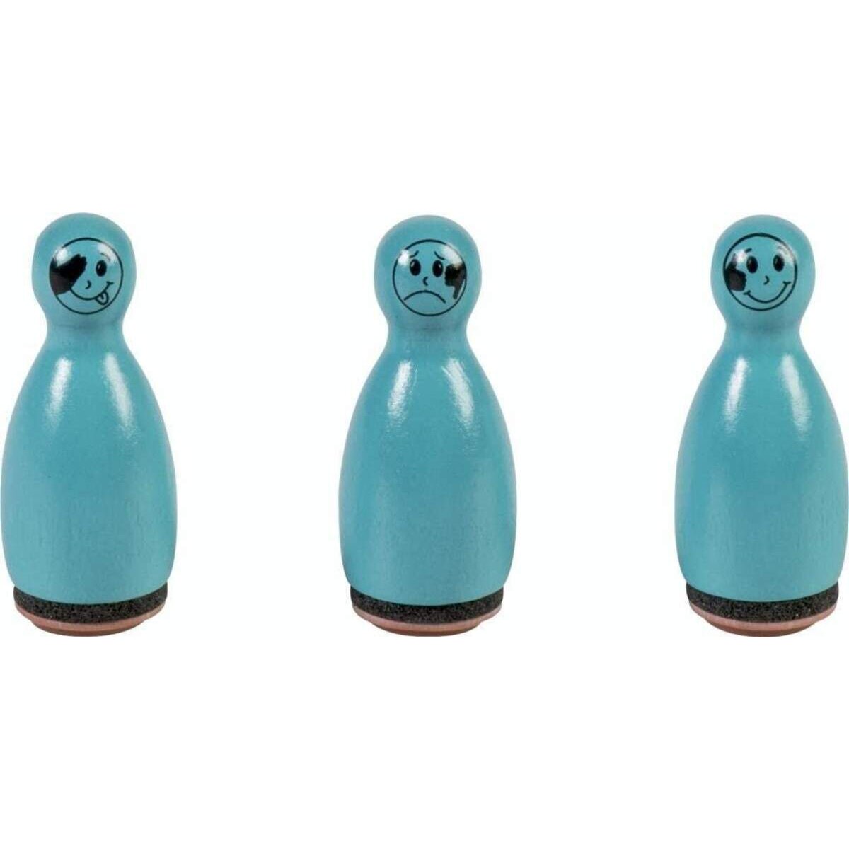 Heyda Stempelset Mini türkis, 3er Set