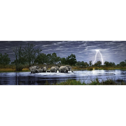 Heye Puzzle - Herd of Elephants, Edition Humboldt, 2000 Teile